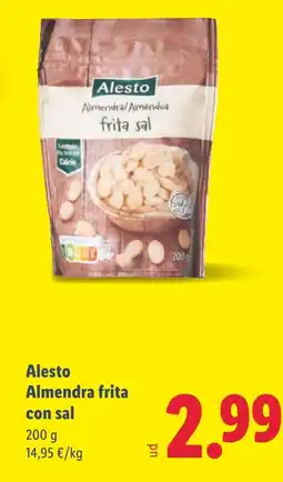 Lidl ALESTO Almendra frita con sal oferta