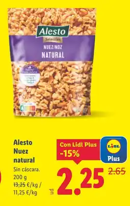 Lidl ALESTO Nuez natural oferta