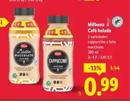 Lidl MILBONA Café helado oferta