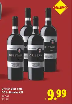 Lidl Oristán Vino tinto DO La Mancha XXL oferta