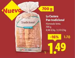 Lidl LA CESTERA Pan tradicional oferta