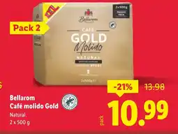 Lidl BELLAROM Café molido Gold oferta
