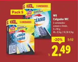 Lidl W5 Colgador WC oferta