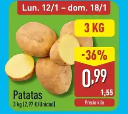 ALDI Patatas oferta