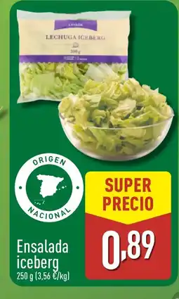 ALDI Ensalada iceberg oferta