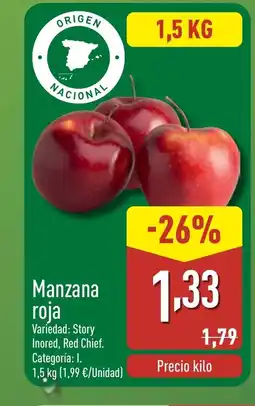 ALDI Manzana roja oferta