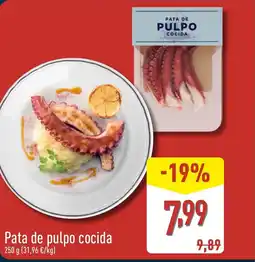 ALDI Pata de pulpo cocida oferta