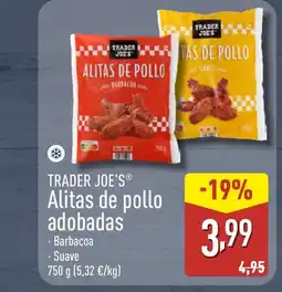 ALDI TRADER JOE'S Alitas de pollo adobadas oferta