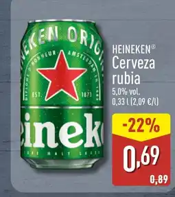 ALDI HEINEKEN Cerveza rubia oferta