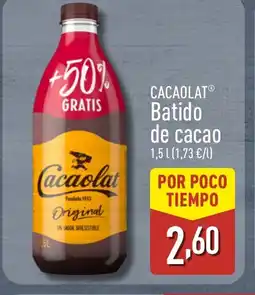 ALDI CACAOLAT Batido de cacao oferta