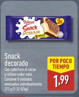 ALDI Snack decorado oferta