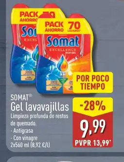 ALDI SOMAT Gel lavavajillas oferta