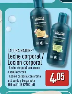 ALDI LACURA NATURE Leche corporal/ Loción corporal oferta