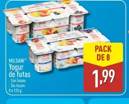 ALDI MILSANI Yogur de futas oferta