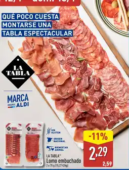 ALDI LA TABLA Lomo embuchado oferta