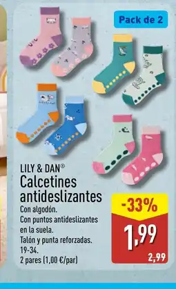 ALDI LILY & DAN Calcetines antideslizantes oferta