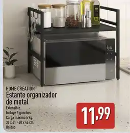 ALDI HOME CREATION Estante organizador de metal oferta