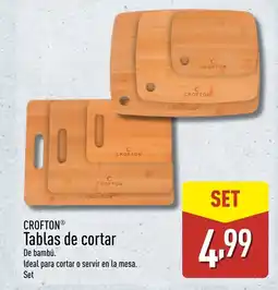 ALDI CROFTON Tablas de cortar oferta