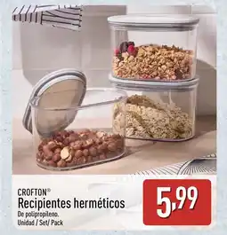 ALDI CROFTON Recipientes herméticos oferta