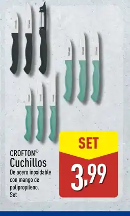 ALDI CROFTON Cuchillos oferta