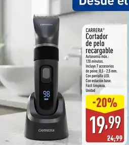 ALDI CARRERA Cortador de pelo recargable oferta