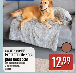 ALDI CACHET Y ROMEO Protector de sofá para mascotas oferta