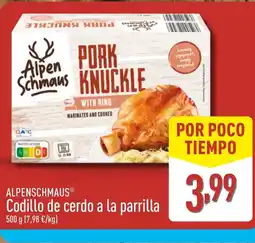 ALDI ALPENSCHMAUS Codillo de cerdo a la parrilla oferta