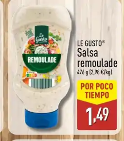 ALDI LE GUSTO Salsa remoulade oferta