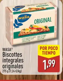 ALDI WASA Biscottes integrales originales oferta