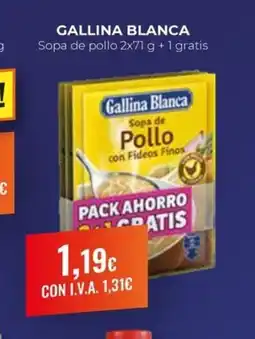 Arenas CashDiplo GALLINA BLANCA Sopa de pollo oferta