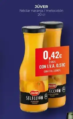 Arenas CashDiplo JÚVER Néctar naranja / melocotón oferta