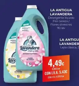 Arenas CashDiplo LA ANTIGUA LAVANDERA Detergente líquido Flor cerezo/ Flores silvestres oferta