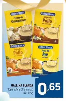 Coviran GALLINA BLANCA Sopa sobre oferta