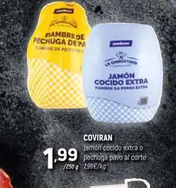 Coviran COVIRAN Jamón cocido extra o pechuga pavo al corte oferta