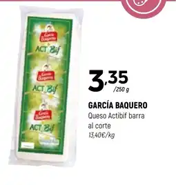 Coviran GARCÍA BAQUERO Queso Actibif barra al corte oferta
