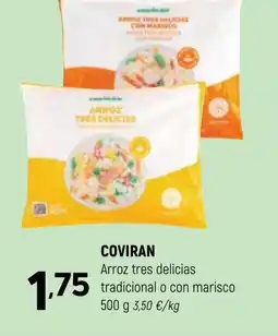 Coviran COVIRAN Arroz tres delicias tradicional o con marisco oferta