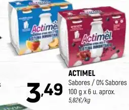 Coviran ACTIMEL Sabores/0% Sabores oferta