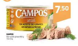 Coviran CAMPOS Atún aceite girasol oferta