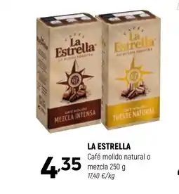 Coviran LA ESTRELLA Café molido natural o mezcla oferta