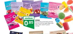 Coviran COVIRAN Bolsa piruletas, surtido fiesta, gominolas cola, mora, soft fruit, nubes, mega surtido clásico, ácido o azúcar oferta