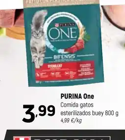Coviran PURINA One Comida gatos esterilizados buey oferta