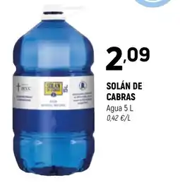 Coviran SOLÁN DE CABRAS Agua oferta
