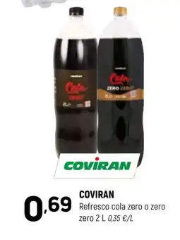 Coviran COVİRAN Refresco cola zero o zero zero oferta