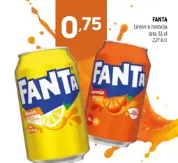 Coviran FANTA Limón o naranja lata oferta