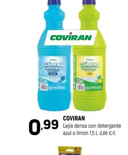 Coviran COVİRAN Lejía densa con detergente azul o limón oferta