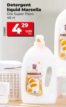 Dia DIA SUPER PACO Detergent líquid Marsella oferta