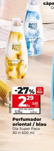 Dia DIA SUPER PACO Perfumador oriental/blau oferta