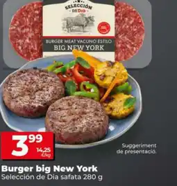 Dia SELECCIÓN DE DIA Burger big New York oferta
