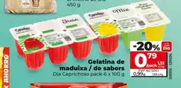 Dia DIA CAPRICHOSO Gelatina de maduixa / de sabors oferta