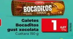 Dia CUÉTARA Galetes Bocaditos gust xocolata oferta